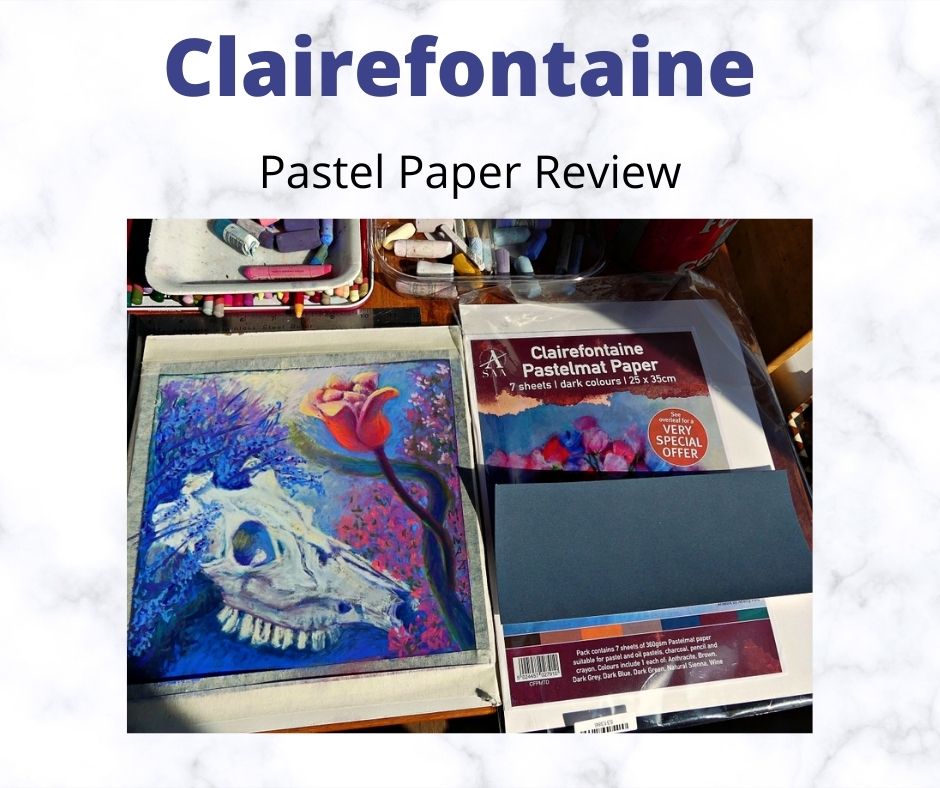 The Life of an Artist by Minaz Jantz '': Clairefontaine PastelMat  Paper Review
